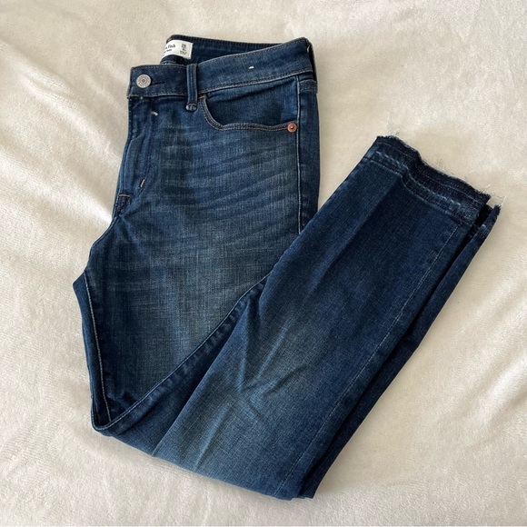 Abercrombie & Fitch Super Skinny Ankle Mid Rise Jeans - Picture 2 of 11